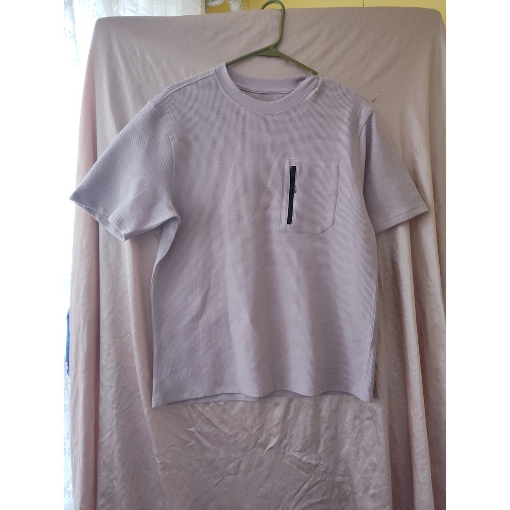 Old Navy Men Lavender Thermal Shirt - Picture 2 of 8